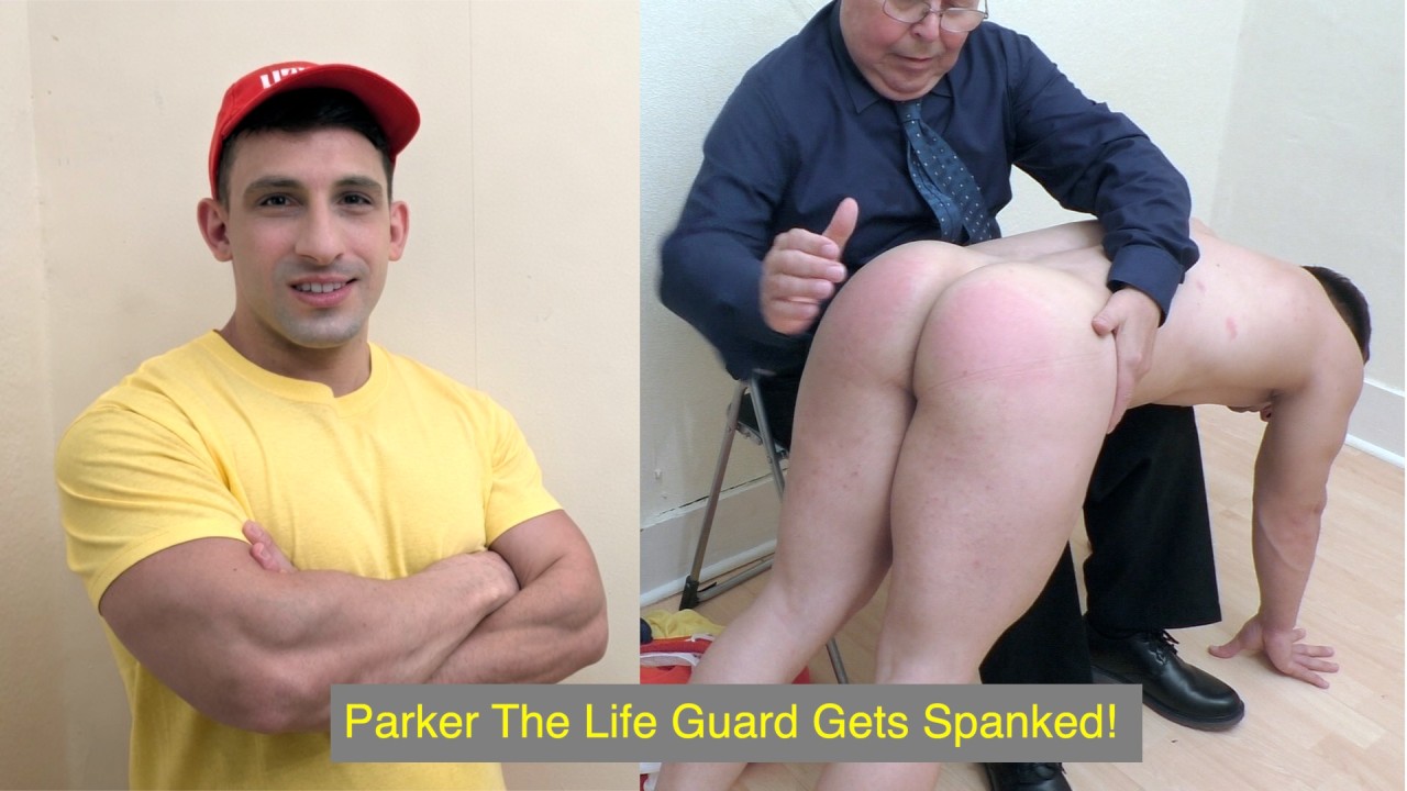 Parker The Life Guard Gets Spanked!